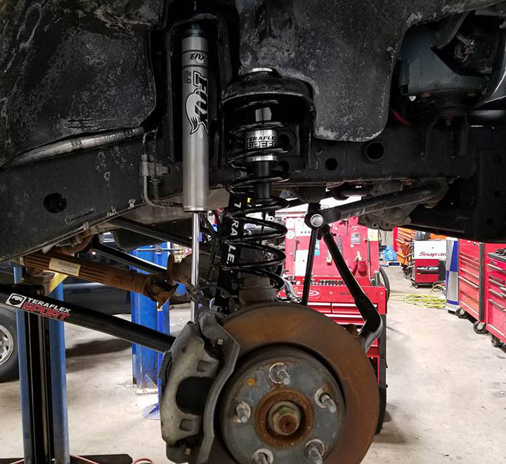 suspension on car